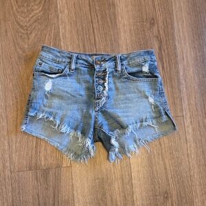 Just USA Distressed Denim Jean Shorts